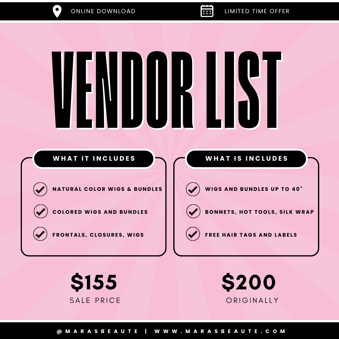 Vendor List